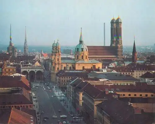 Germany Bavaria Munchen rooftop view