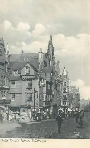 Postcard UK Scotland Edinburgh John Knox's house