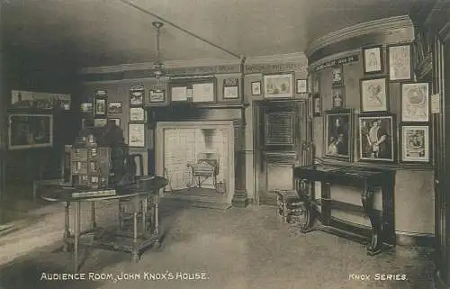 Postcard UK Scotland Edinburgh audience room