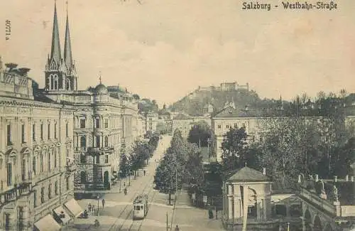 Austria Salzburg Westbahn-Strasse tramway