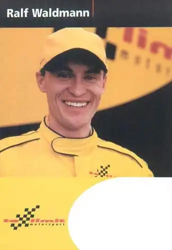 Postcard Motor sport rally Ralf Waldmann