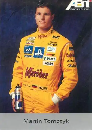 Postcard Motor sport rally Martin Tomczyk ABT