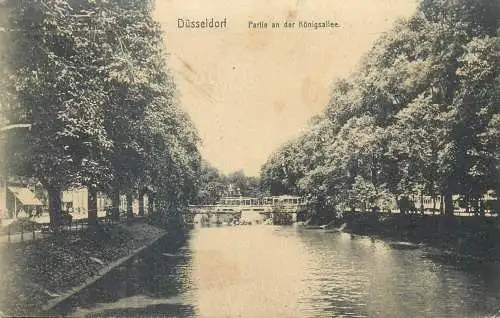Germany Dusseldorf Partie an der Konigshalle