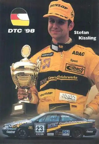 Postcard Motor sport rally DTC 98 Stefan Kissling OPEL