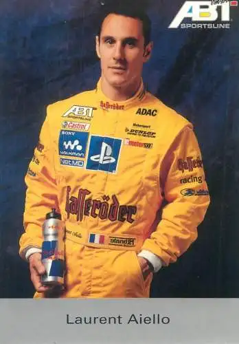 Postcard Motor sport rally Laurent Aiello ABT