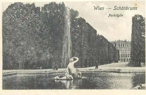 Austria Wien Schonbrunn Parkidylle