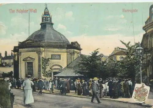 Postcard UK England Harrogate the suplhur well