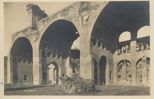 Postcard Italy Rome roman forum basilica di Massenzio