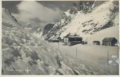 Postcard Italy Pordoi Pass