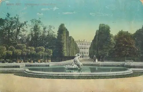 Austria Wien Schonbrunn Schloss-Allee