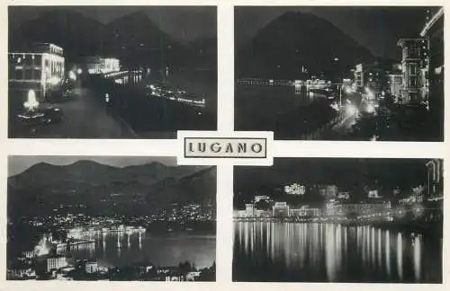 Switzerland Lugano several nocturnal aspects