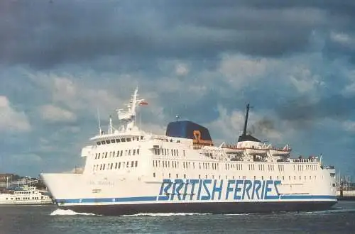 Chantry Classics British Ferries M.V. "Earl Granville" leaving Portsmouth