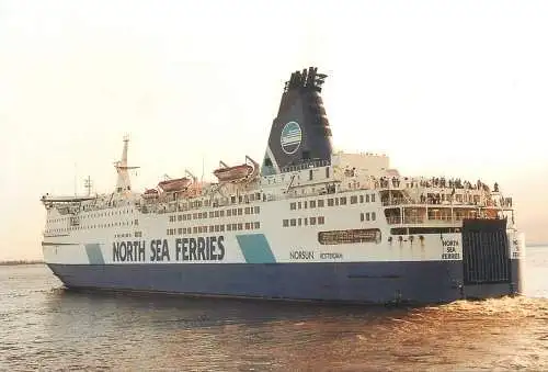 M.V. Norsun in the River Humber North Sea Ferries Chantry Classics