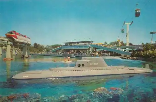 Disneyland the Magic Kingdom Submarine in Tomorrowland