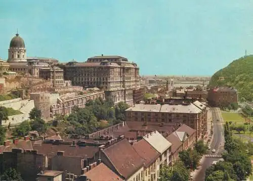 Hungary Budapest view with Buda Castle