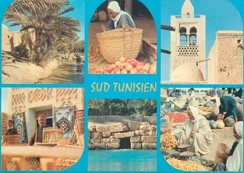 Tunisia ethnic types and scenes multi view