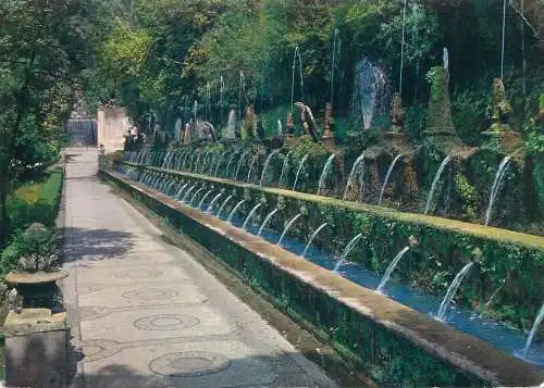 Italy Tivoli Villa d'Este Viale delle Cento Fontane