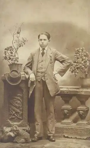 Elegant young man portrait