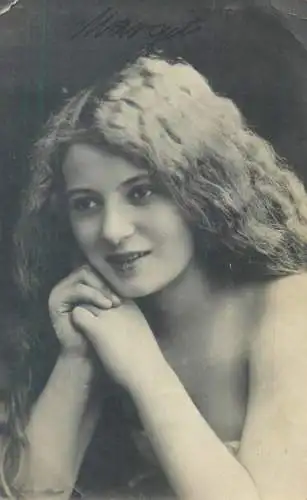 Gorgeous beauty model portrait H.J. Meisner Hamburg 1912