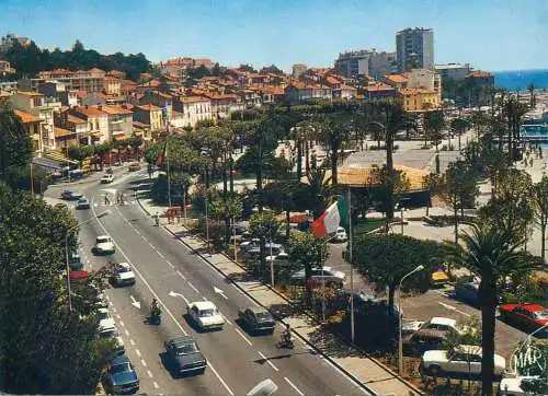France La Cote d'Azur Sainte Maxime sur Mer La nouvelle Promenade vue aerienne