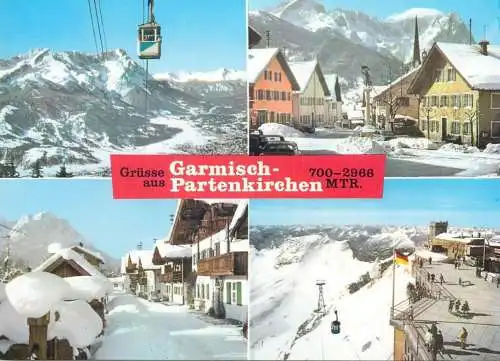 Germany Grusse aus Garmisch-Partenkirchen Oberbayern multi view