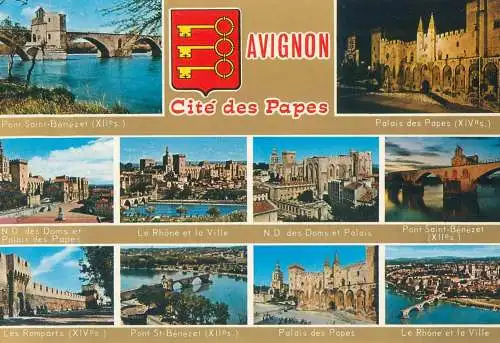 France Avignon Cite des Papes multi view