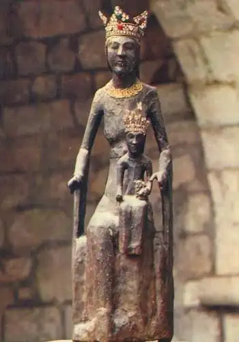 France Rocamadour Statue N-D de Rocamadour Vierge Noire