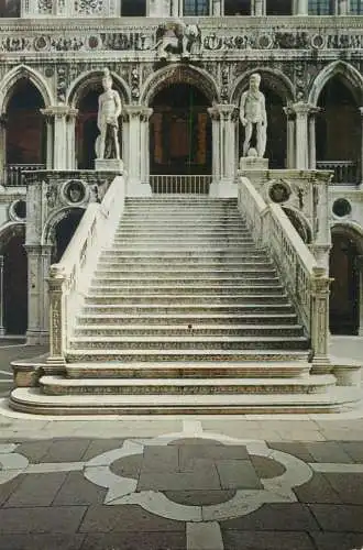 Italy Venezia Doge's Palace Giants staircase with statues of Mars and Neptune
