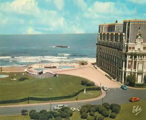 France Biarritz L'Hotel du Palais avec sa piscine
