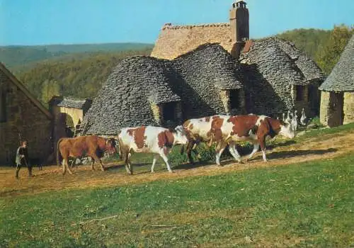 France Au Pays de Jacques Croquant Saint Andre D'Allas Le Breuil de Calpalmal Vestiges d'un village de cabanes