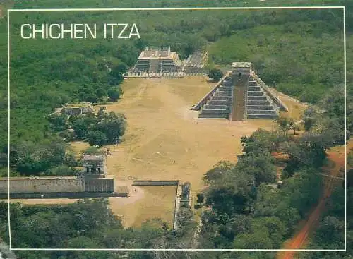 Mexico Yucatan Chichen-Itza ancient Maya pyramid