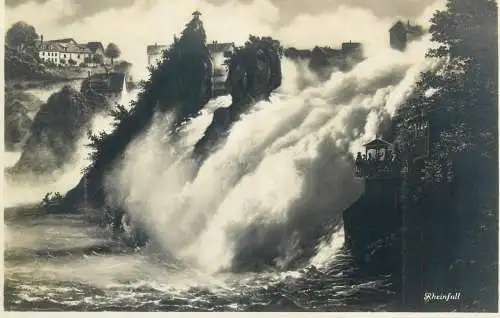Postcard Switzerland Rheinfall