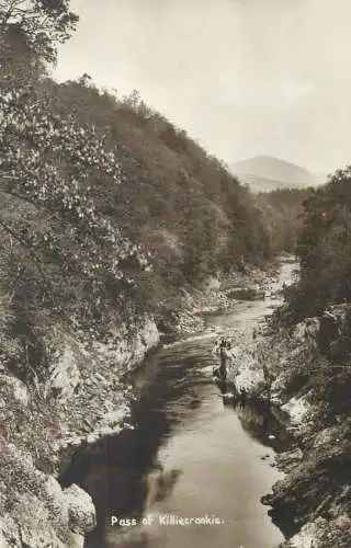 Postcard United Kingdom Scotland Killiecrankie pass