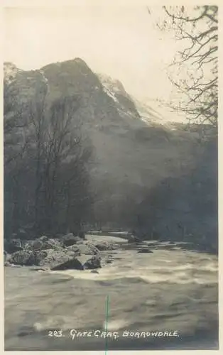 Postcard United Kingdom England Gate Crag Borrowdale