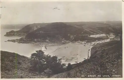 Postcard United Kingdom England Channel Islands > Jersey Greve de Lecq
