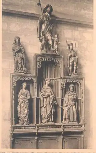 Postcard Belgium Bruxelles Zoutleeuw Leau Sint Rochusaltaar Autel Saint Roch
