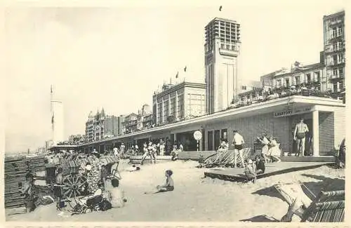 Postcard Belgium Blankenberge the baths lavatories