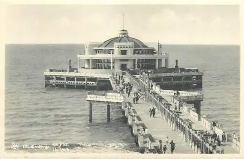 Postcard Belgium Blankenberge the pier