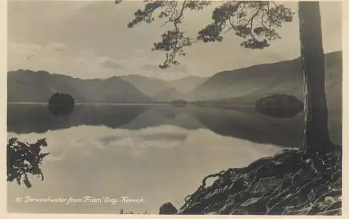 Postcard United Kingdom England Cumbria Keswick Derwentwater from Friar's craig