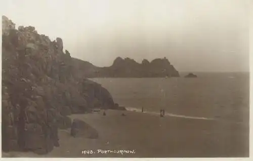 Postcard United Kingdom England Porthgurnow beach