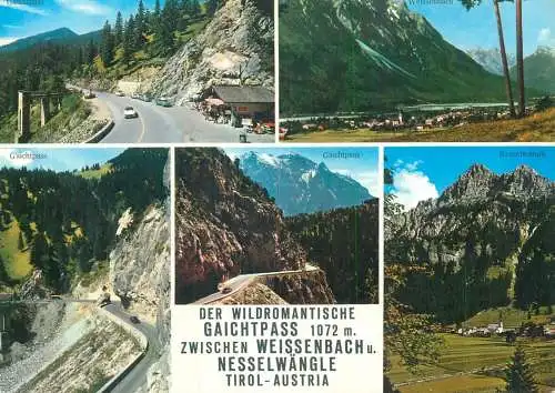 Postcard Austria Tirol Gaichtpass Neselwangle