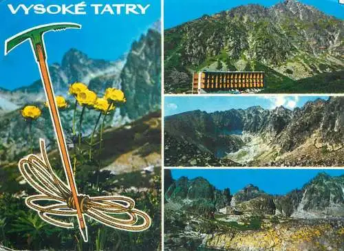 Slovakia Vysoke Tatry several mountain aspects and sights