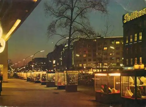 Germany Berlin Kurfurstendamm bei Nacht