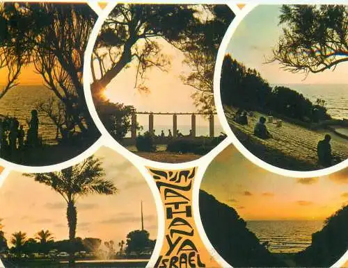 Israel sunset aspect multi view place to identify