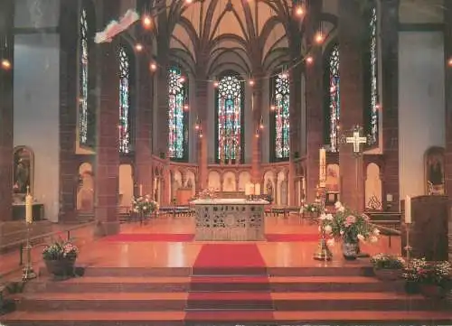 Germany Wiesbaden St Bonfatius Stadtpfarrkirche Altarraum