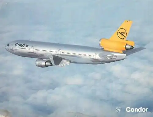 Lufthanasa Condor airplane