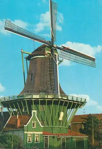 Netherlands Zaandijk "De Blekke Dood" corn mill