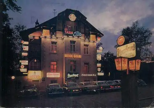 Germany Haus Hubertus Klause Starnberg am See Internationale Bierbar Hotel Grani bei Nacht