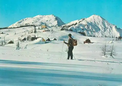 Austria Skiparadies Tauplitzalm Schneidekogel und Lawinenstein