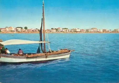 Italy Caorle Spiaggia di levante Falconera seen from the sea
